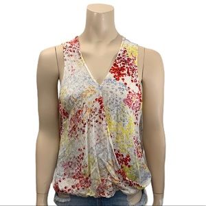 3/$30 - Dex Floral Print Sleeveless Top Size Large